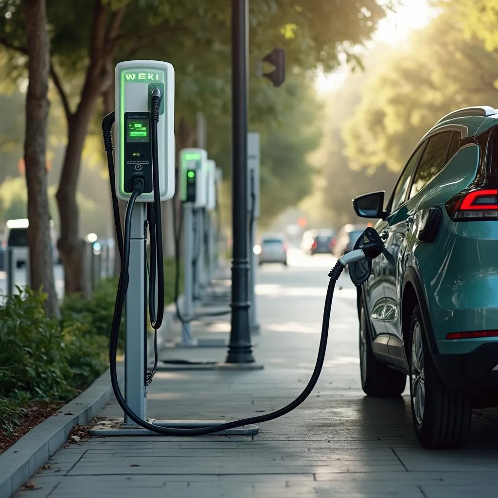 Noticia sobre expansión de red de carga EV